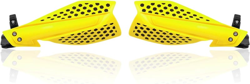 HAONEL Universal Dirt Bike Handguards 7/8" 22mm Plastic Motorcycle Handlebar Lever Hand Protector Accessories for Off-Road Motocross Enduro ATV Pit Bike(Yellow and Black) - Image 5